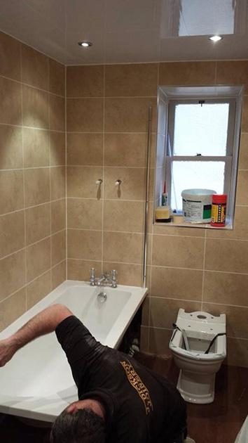 Bathroom refurbishment Tranent, East Lothian